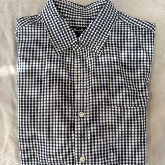 EUC Check button down shirt with chest pocket J crew - Picture 10 of 10